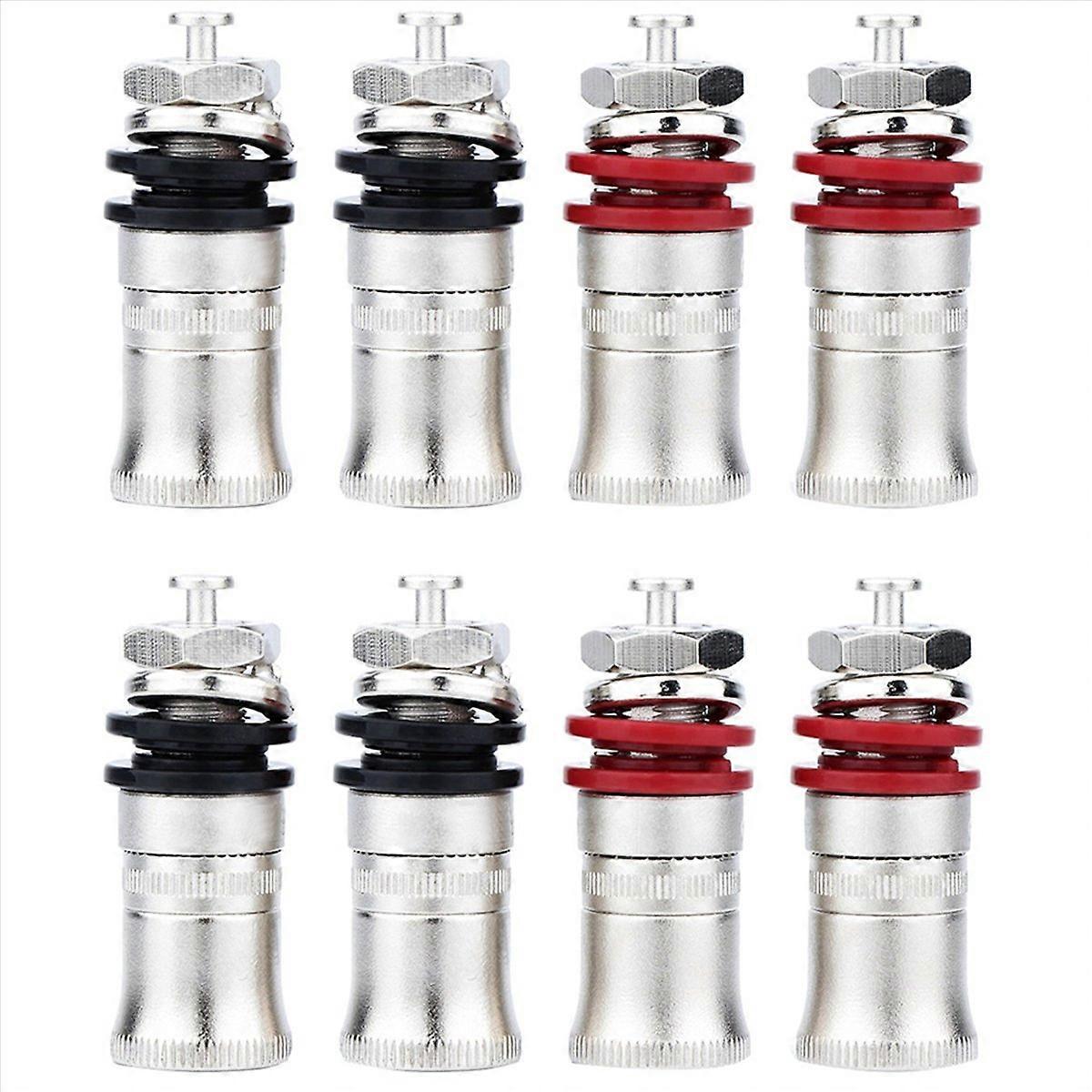 8X Plated Speaker Amplifier Binding Post Terminal Banana Plug Socket Output Connector Hifi Audio DIY