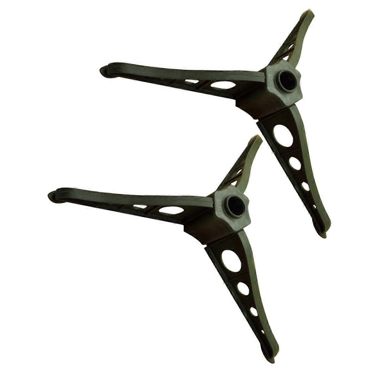 2 Pack Plastic Christmas Tree Stand Base Green Artificial Xmas Holder for Holiday Display