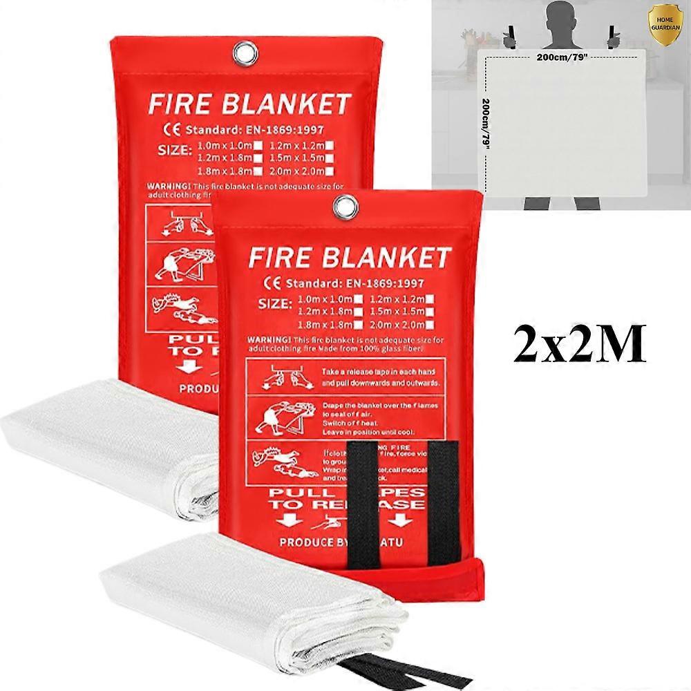שמיכת אש חירום חסינת אש 1/2Pc שמיכת אש חירום שמיכות מעכבות אש שמיכת ריתוך למטבח אח גריל מנגל