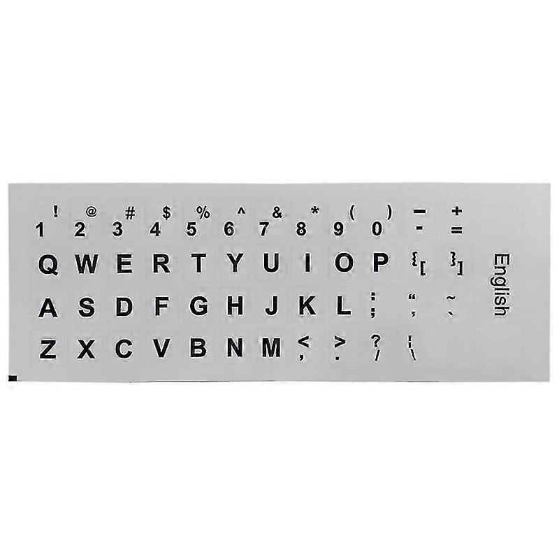 Computer Keyboard Sticker English Language Keypad Decal Protective Film