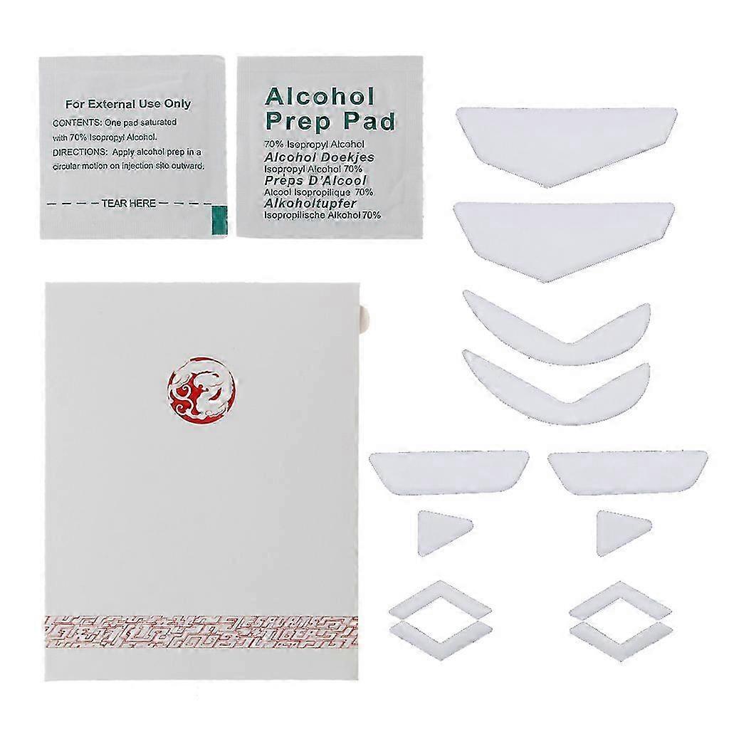 2 Sets/pack Tiger Gaming Mouse Feet Mouse Skate For G502 Mouse White Mouse Glides Curve Edge