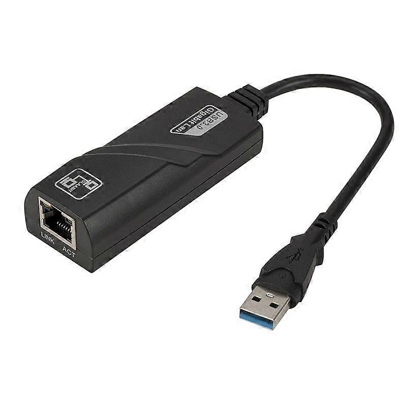 10/100/1000 Mbps RJ45 to USB 3.0 External Gigabit Network Card, Support WIN10
