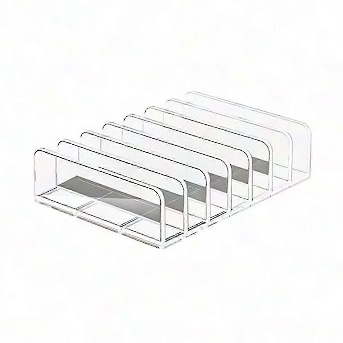 Transparent Acrylic CD/DVD Storage Rack Organizer Stand Holder for Multiple Discs Display