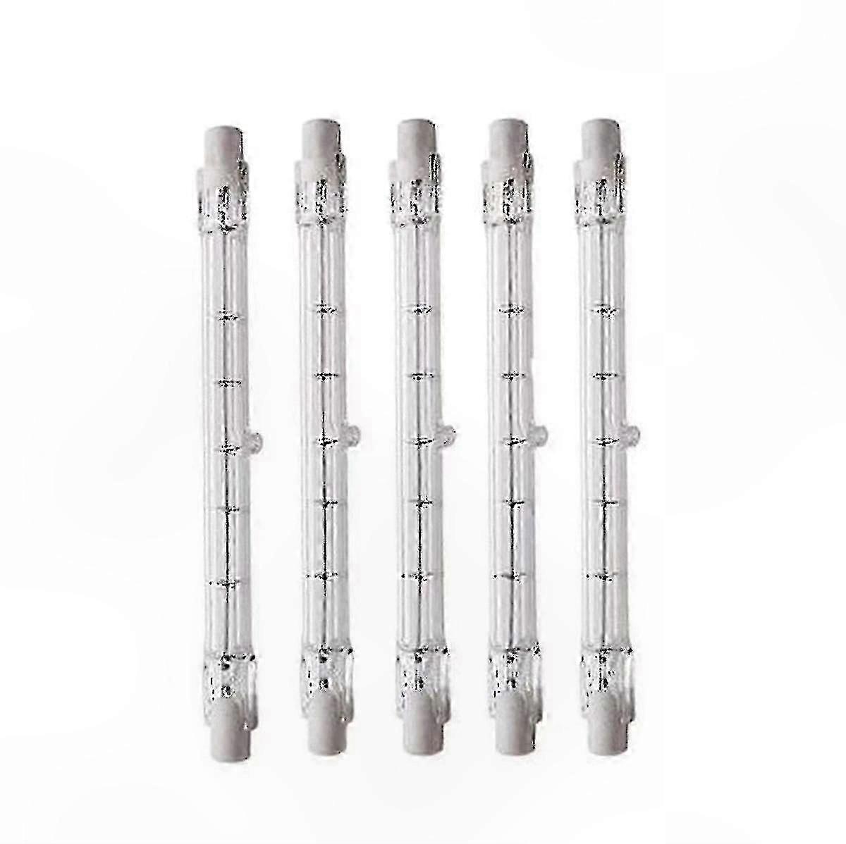 5pcs 1000W R7s Halogen Floodlight Bulbs for Energy Saving Security Lighting