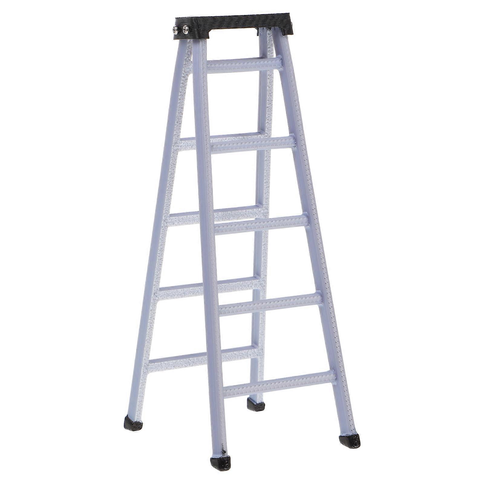 Mini Dollhouse Step Ladder Plastic Accessory for Tiny Ladder Decoration