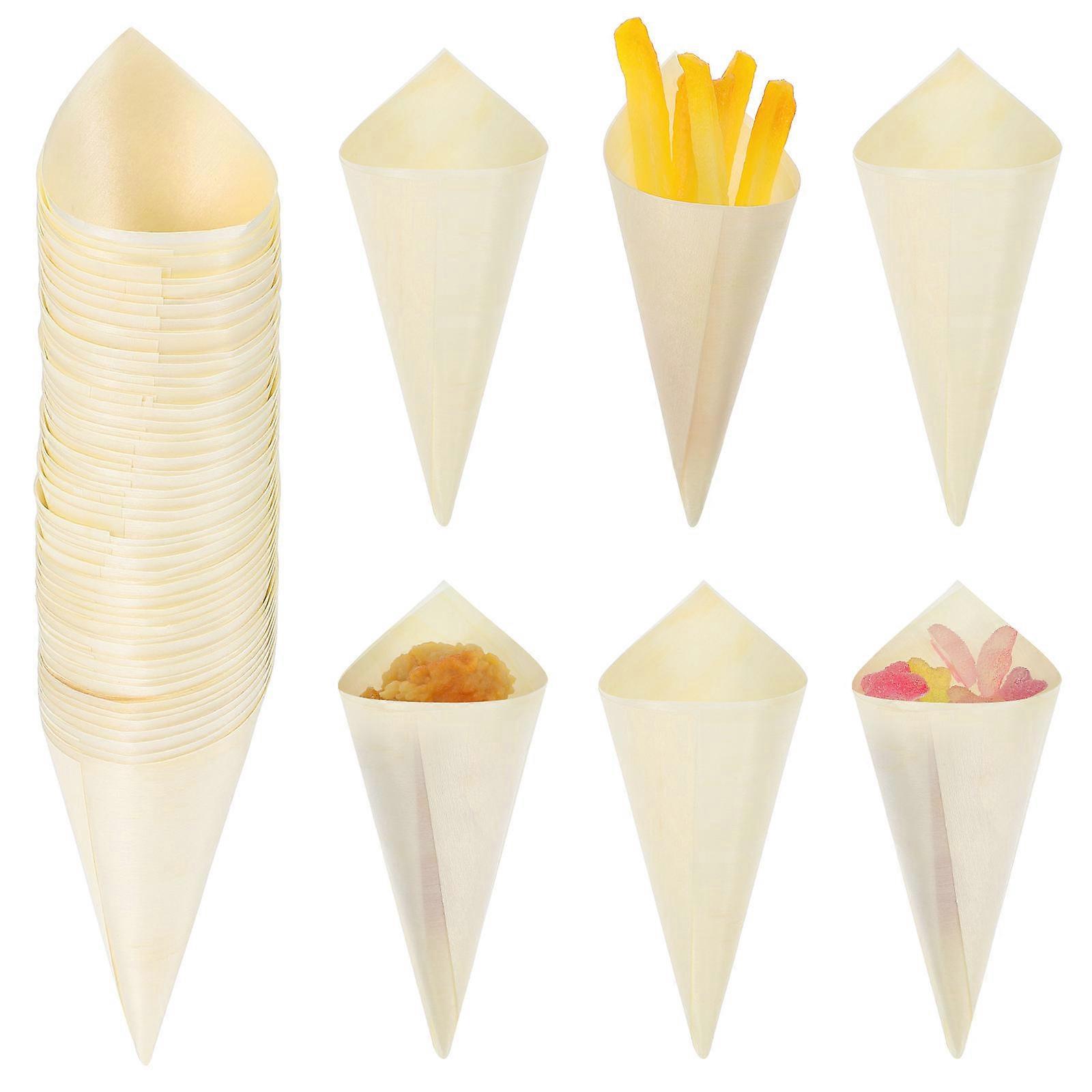 Cones Wooden for Use 900Pcs Ice Cream for Buffets
