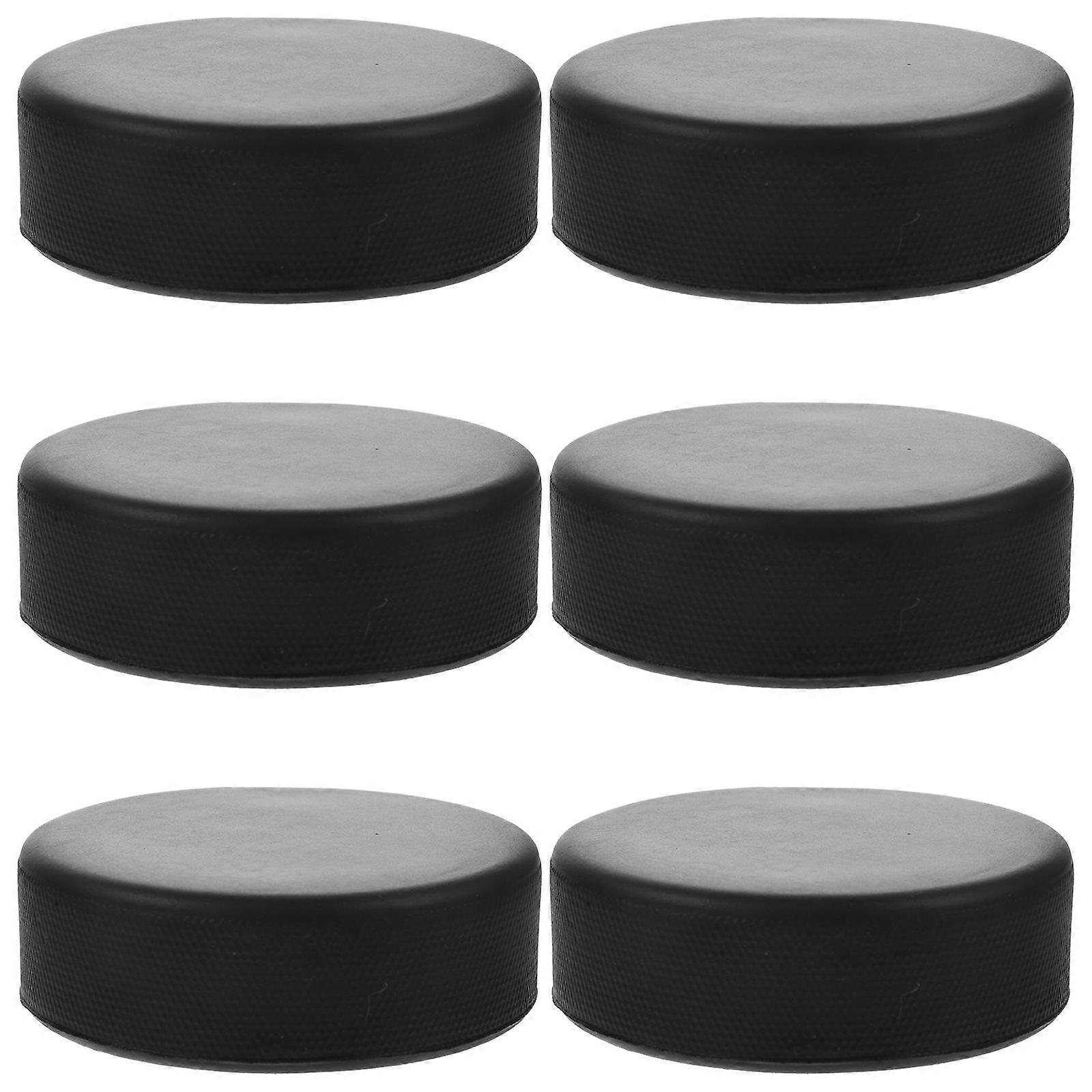 PU Hockey Puck for Training and Practicing Great for Daily Use Black Color Smooth Surface Lightweight