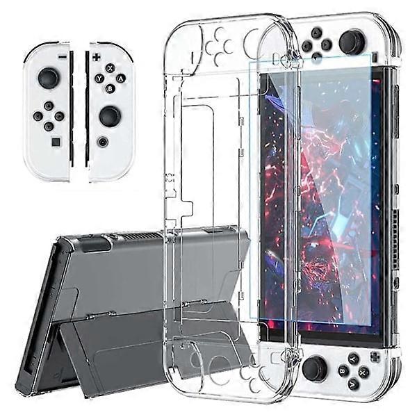 Compatible with Nintendo Switch OLED Compatible Shell Hard Case in Plastic transparent