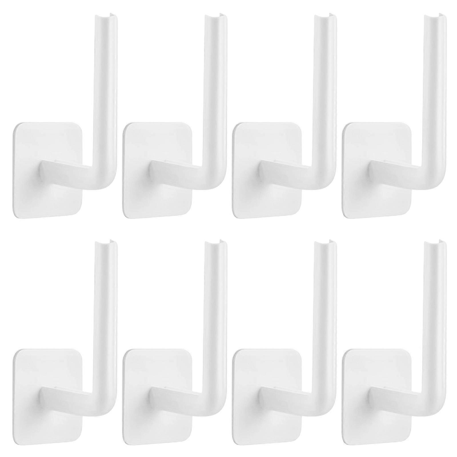 Plast L-form hatt hängare Väggmonterad tyghängare hatt krok basebollkepsar hållare för kappa hatt handdukar kläder flerfärgad