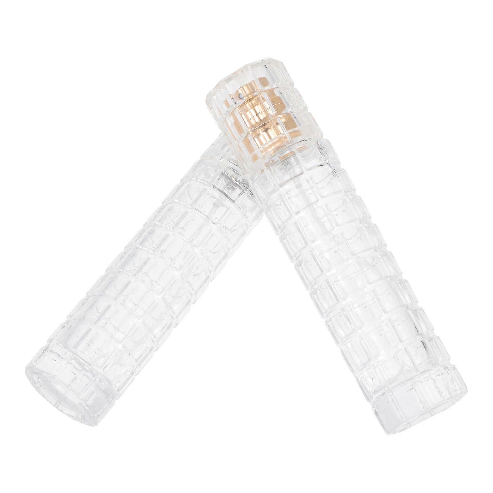 2pcs Travel Perfume Bottle Set, Refillable Atomizer with LeakProof Design and Transparent Glass
