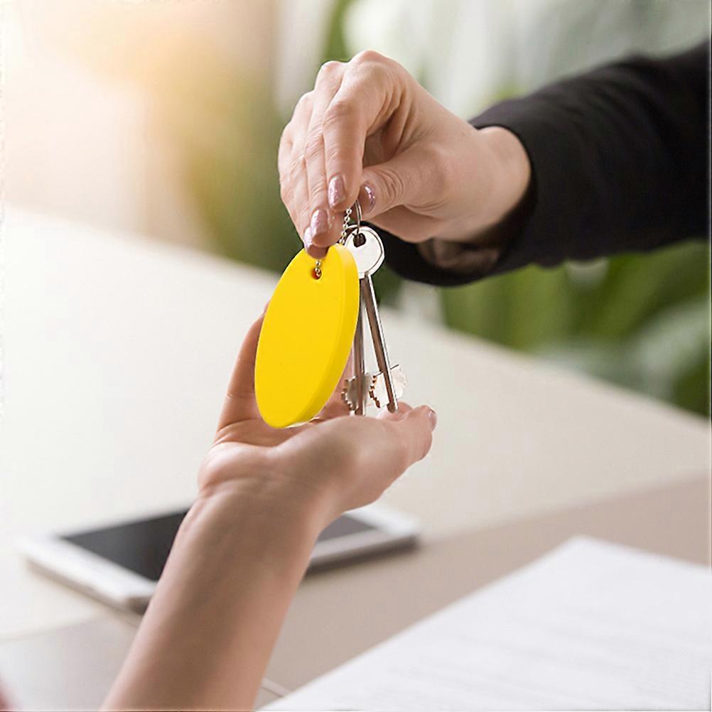 Lot de 4 porte-clés flottants colorés en PU