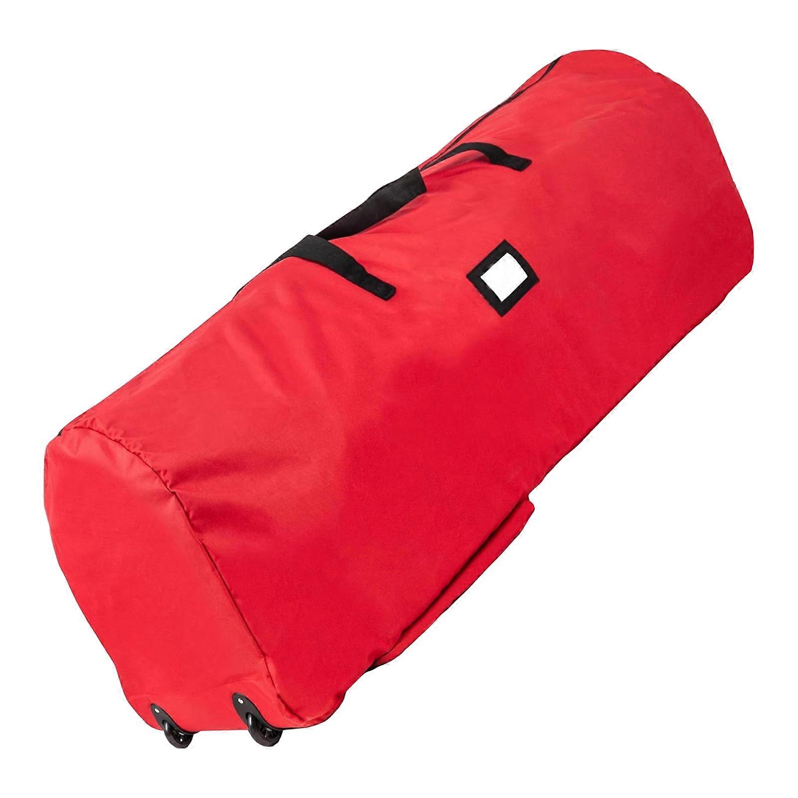 48in/55in Foldable Christmas Tree Storage Bag Ideal for Storage Solution in Small Living Area Multiple Color  small Red