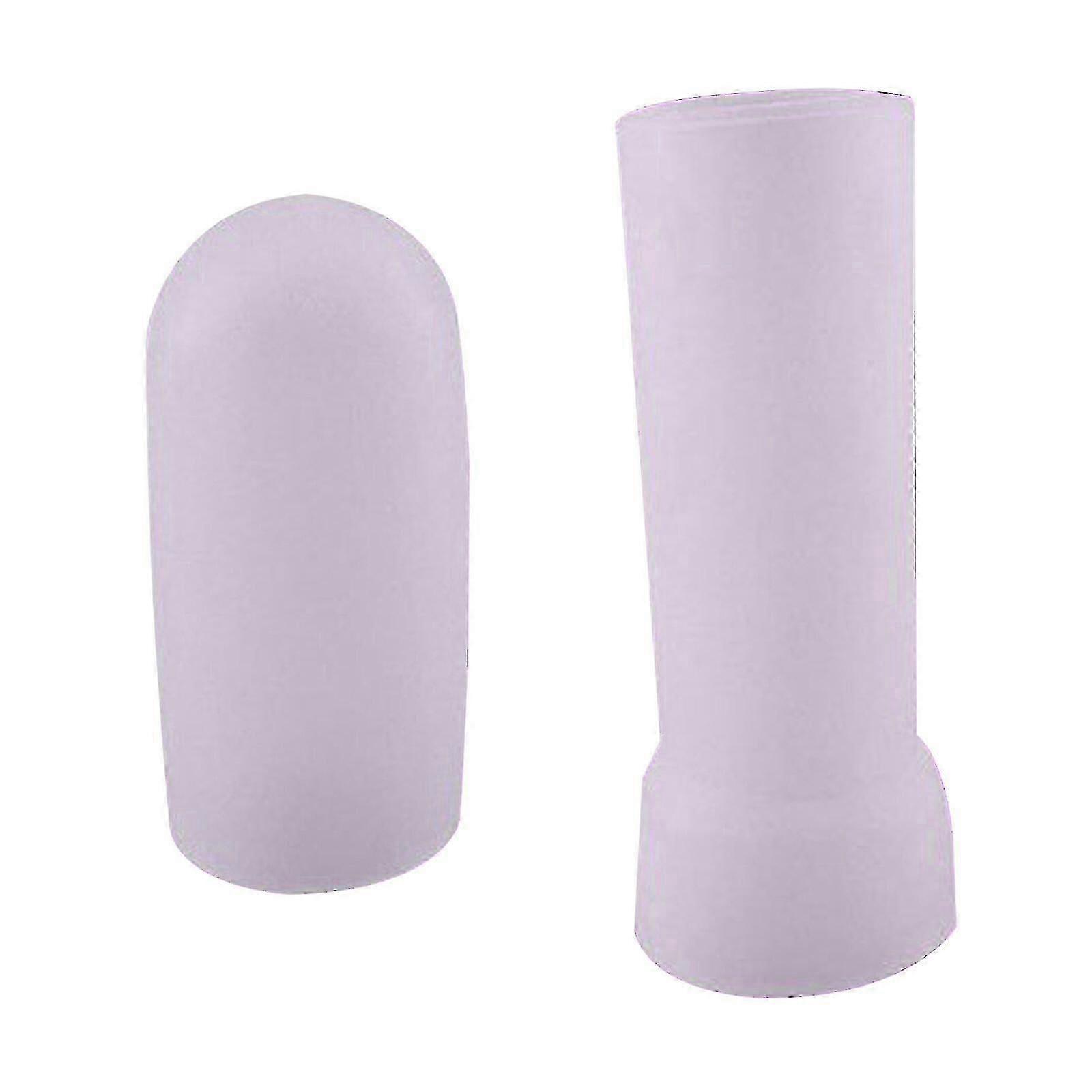 الرجال سيليكون حشفة حماية كاب ، دائم وطويل الأمد (2PCS أنبوب سيليكون)
