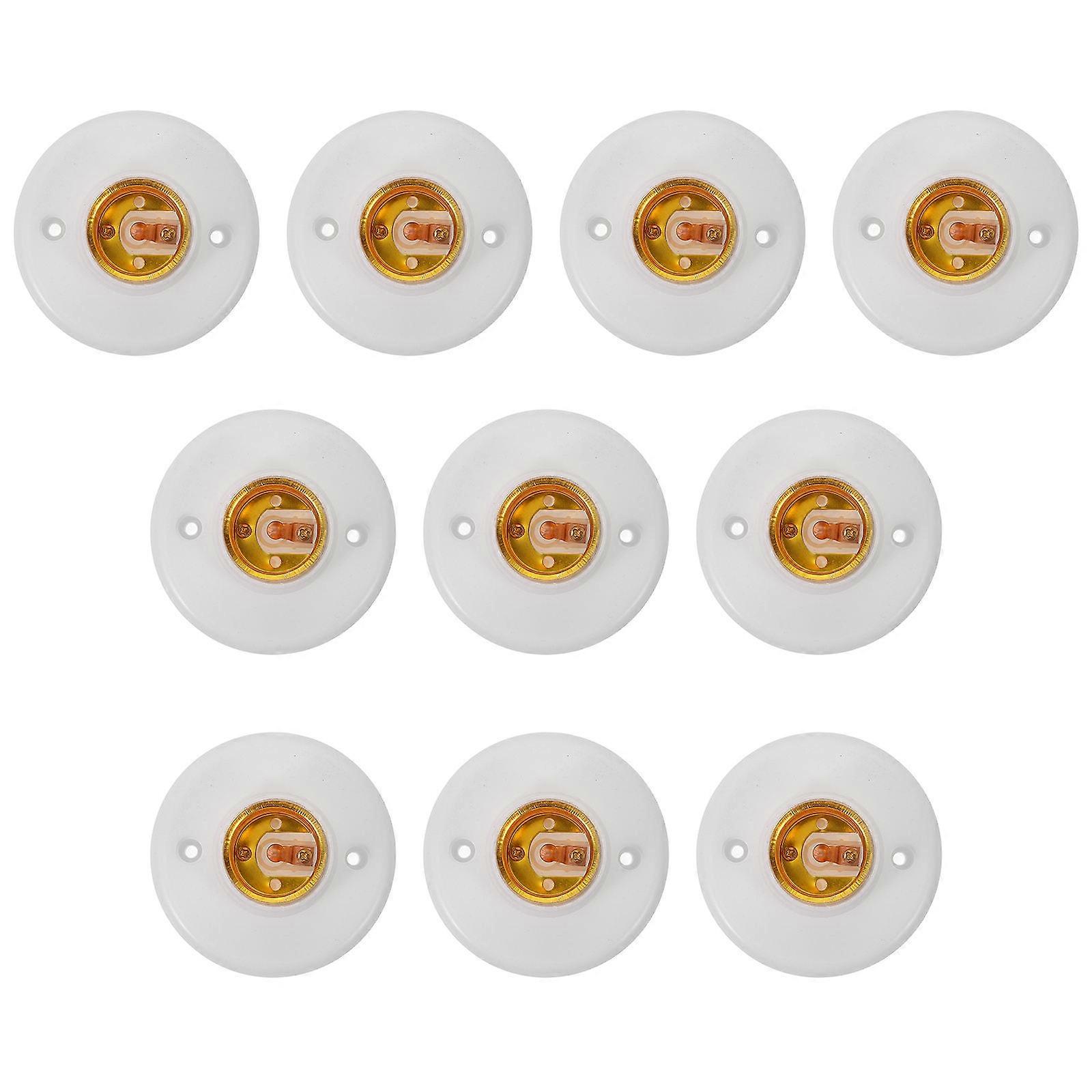 Household Light Socket for DIY 10Pcs Pendant Bulb Lamp Holders