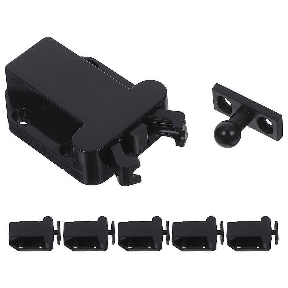 Invisible Door Latches Hardware Hidden Cabinet Latch for Kitchen Push to Open 6Pcs