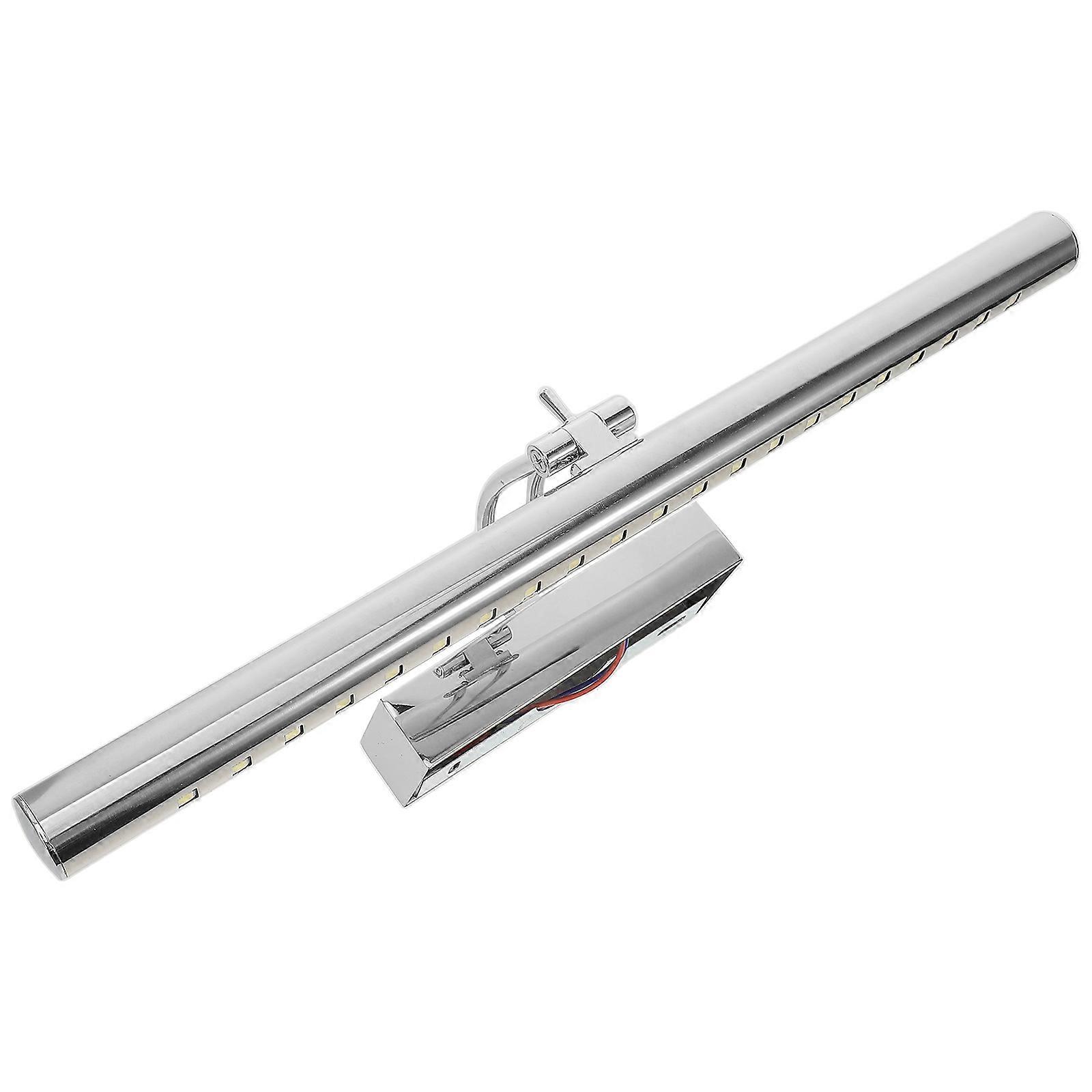 Silver LED Mirror Wall Lamp for Bathroom Vanity Lighting