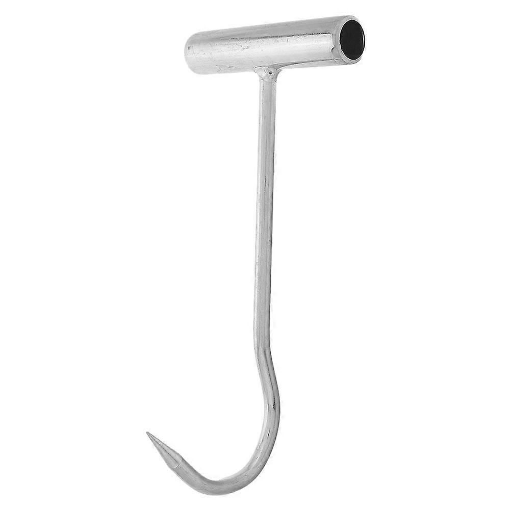Silver Manhole Cover Hook Heavy Duty Lifting Hook 1 Tool