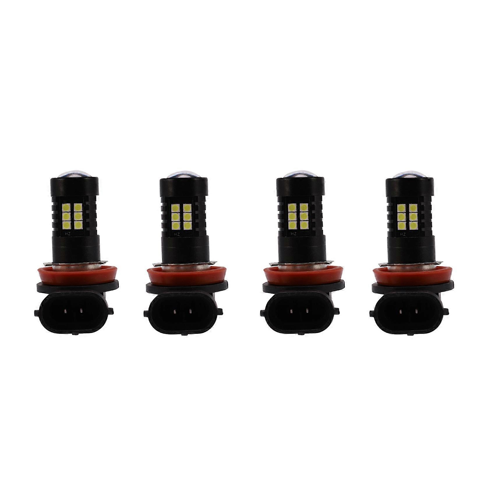 4X Canbus H8 3030 21Smd LED Drl Daytime Running Fog Light Bulbs for Skoda Superb