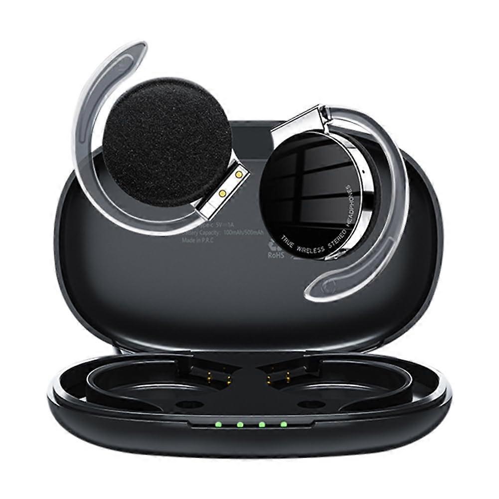 F2 TWS Wireless Bluetooth Headset Noise Cancelling Talking Headset True Wireless Stereo Black