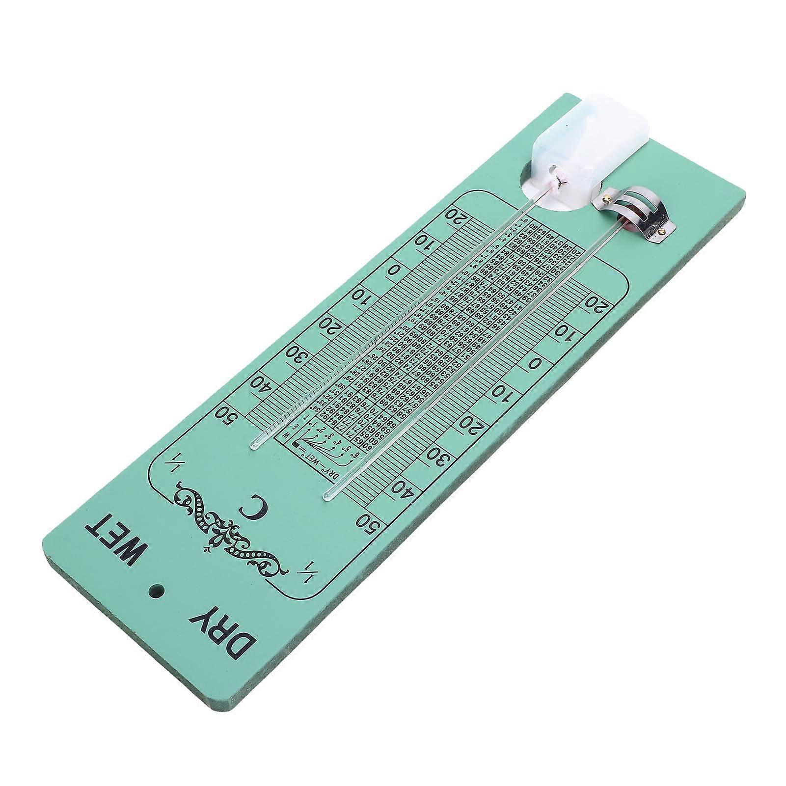 Digital Psychrometer Humidity Temperature Meter with Dew Point Display Marine Wet Dry Bulb Gauge