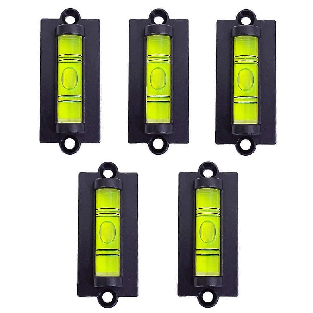5Pcs RV Bubble Spirit Level Set for Precision Leveling Camper Trailer with Quick Visual Readings