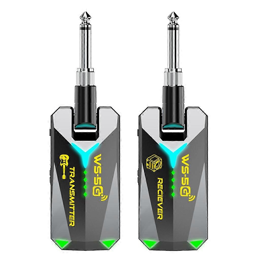 5.8GHz Wireless Guitar Transmitter Receiver System Sound Transmitter and Receiver for Electric Guitar Violin Instruments