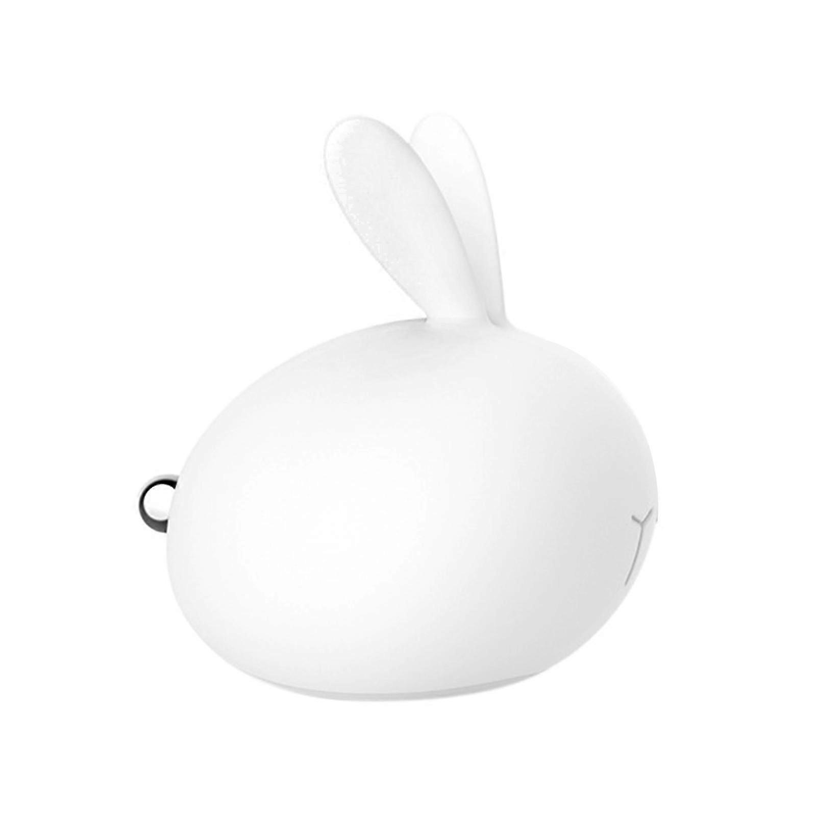 Night Light Rabbit Shape Design Usb Chargeable Silicone Adjustable Ambient Lamp For Bedroom