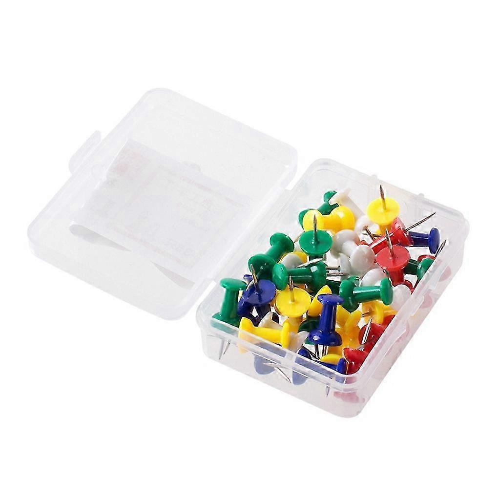 35pcs Abs Push Pin Set For Multicolor Paintings - Wide Application Durable And Convenient Thumbtacks