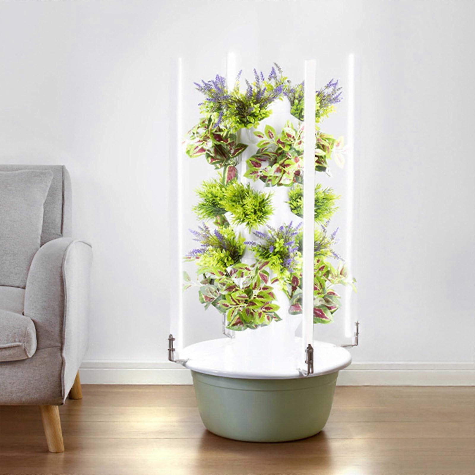 Hydroponics Growing System, 5Layer Indoor Tower Garden with LED Light, SpaceSaving for YearRound Herbs and Vegetables