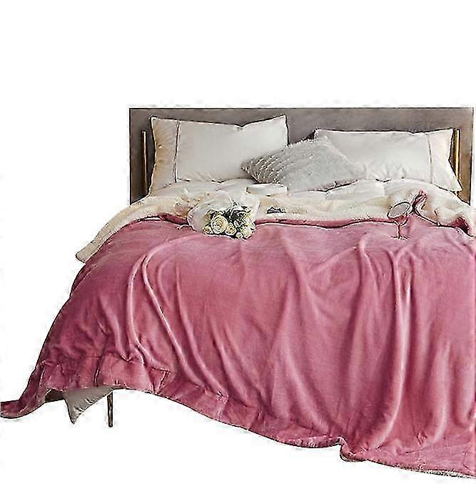 Fleece Blankets -Thick Fuzzy Warm Soft Blanket for Bed 26s