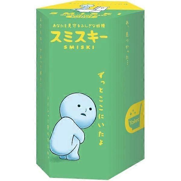 Smiski Corner Glowing Elf Blind Box Set, Poppencadeau, Willekeurig ontwerp, 1 figuurtje in de vorm van een toilet