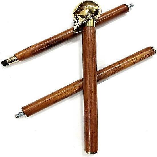 Cane Solid Head Skull Design Cane Rosewood Crafted Cane 93.98 cm