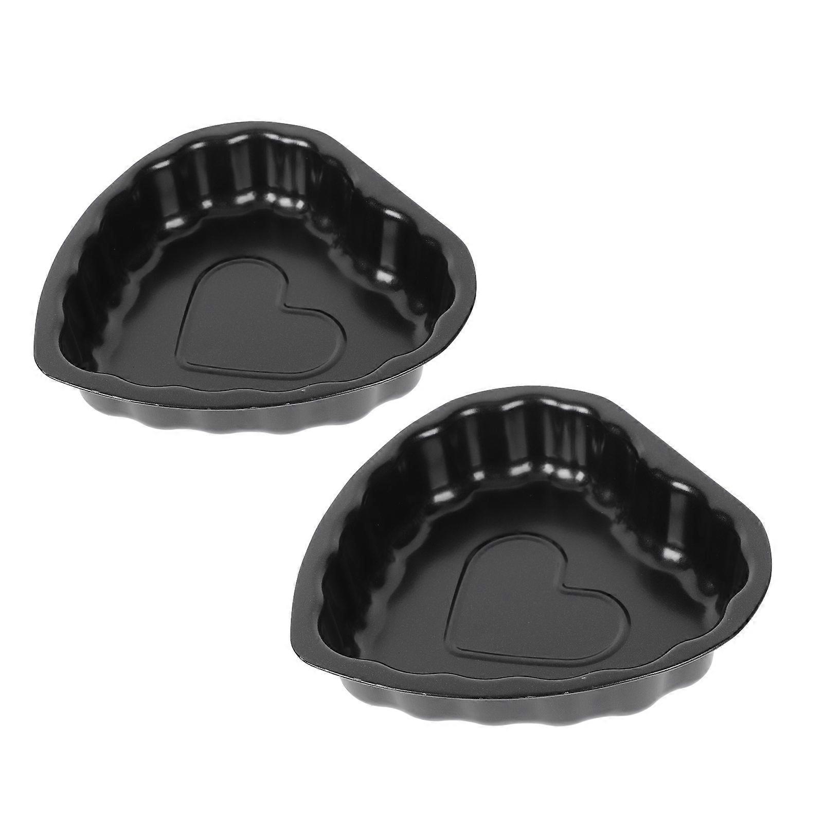 Restaurant Baking Mould Cake Mold for Baking 2Pcs Carbon Steel Tool