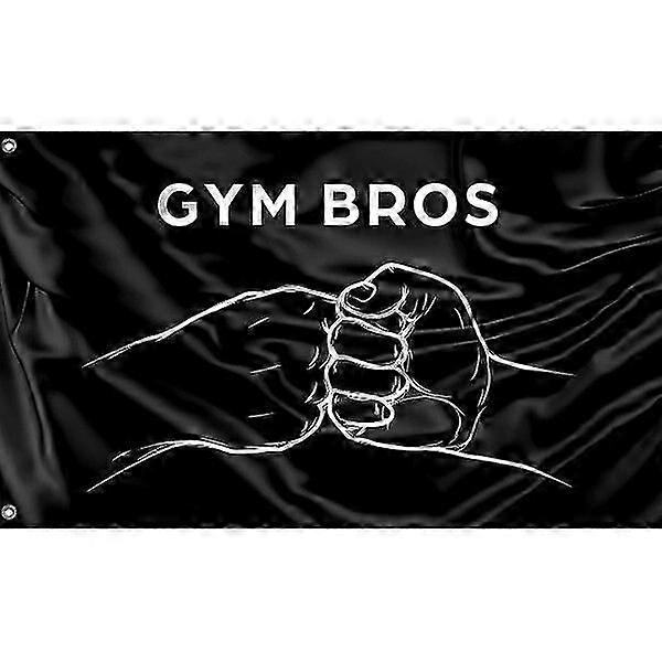 Gym Bros Black Flag