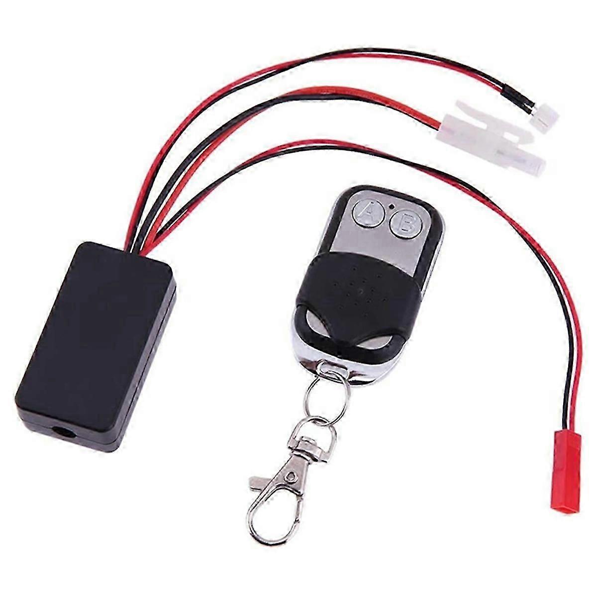 Portable Winch Remote Controller Replacement Plastic Wireless Remote Controller Receiver Parts for 1/10 Axial SCX10