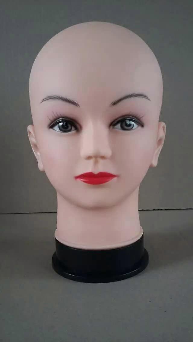 Mannequin Head for Wig Display Stand with Lightweight Soft Touch Surface, Easy Clean Bust