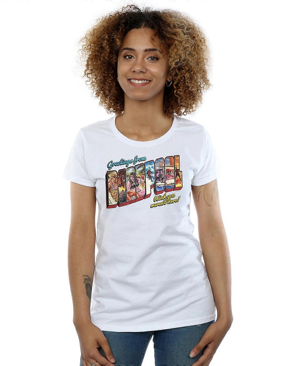 Marvel Women's Deadpool Greetings T-Shirt