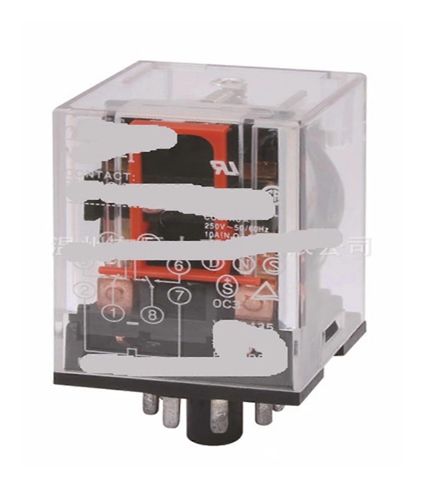 MK2PI DC24V Electromagnetic Relay Compact Enclosed Design Reliable Switch Control