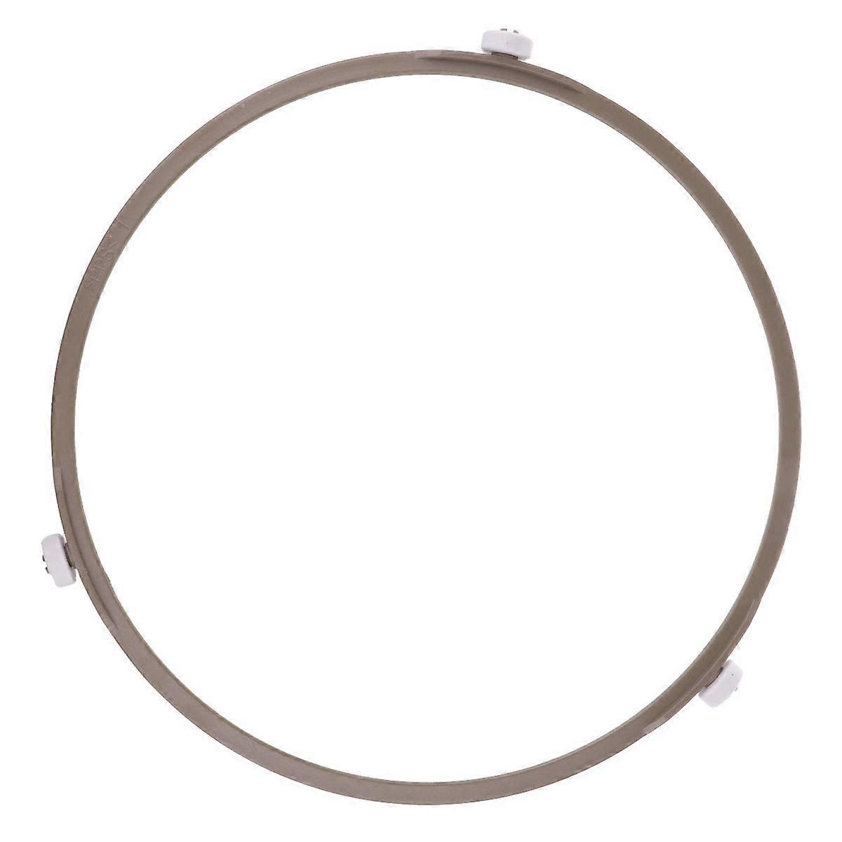 Microwave Turntable Ring 8.5 Inch Durable Plate Support with 360° Smooth Rotation Brown