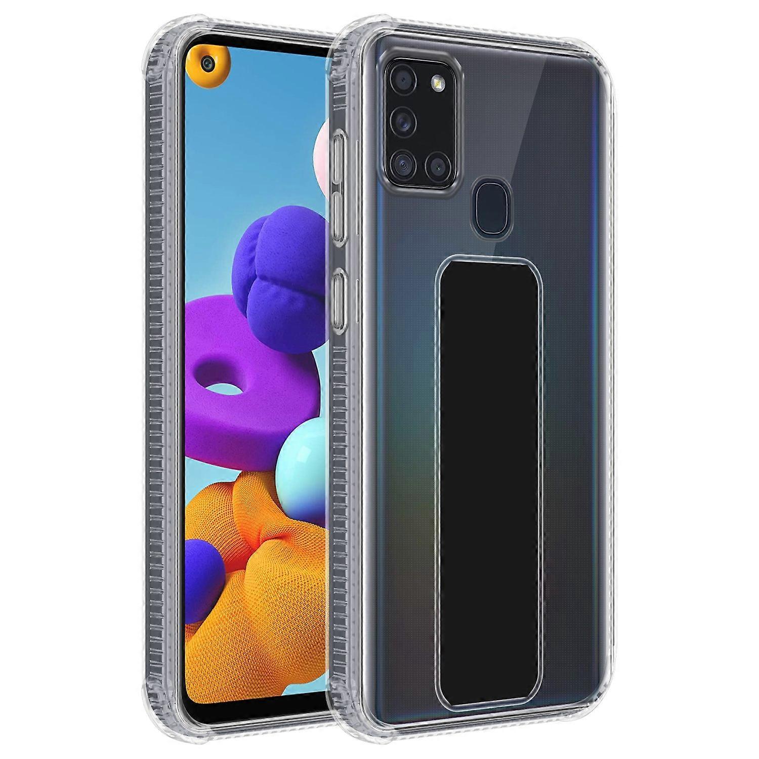 TPU Protective Case Samsung Galaxy A21s Case - with Holder and Stand Function