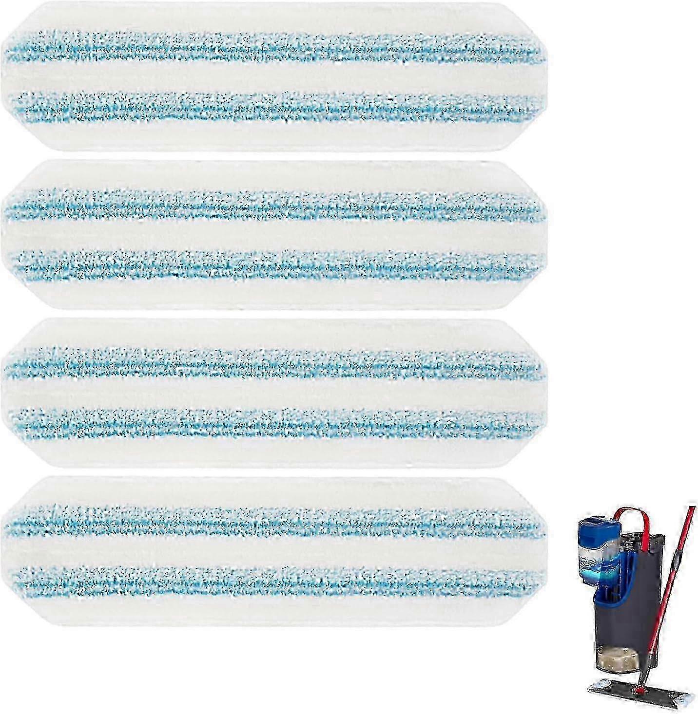 4-pack Suitable for Vileda H2PrO and O-Cedar H2PrO - Washable and reusable