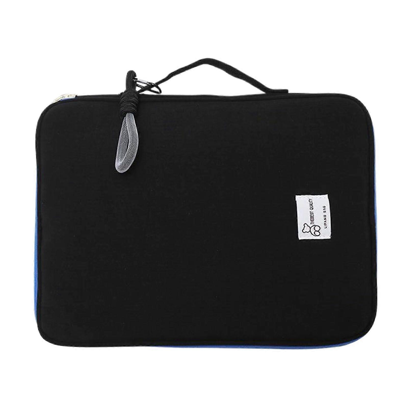 14 Inch Nylon Laptop Sleeve with Handle, Soft Protective Lining, Durable Zipper, Black