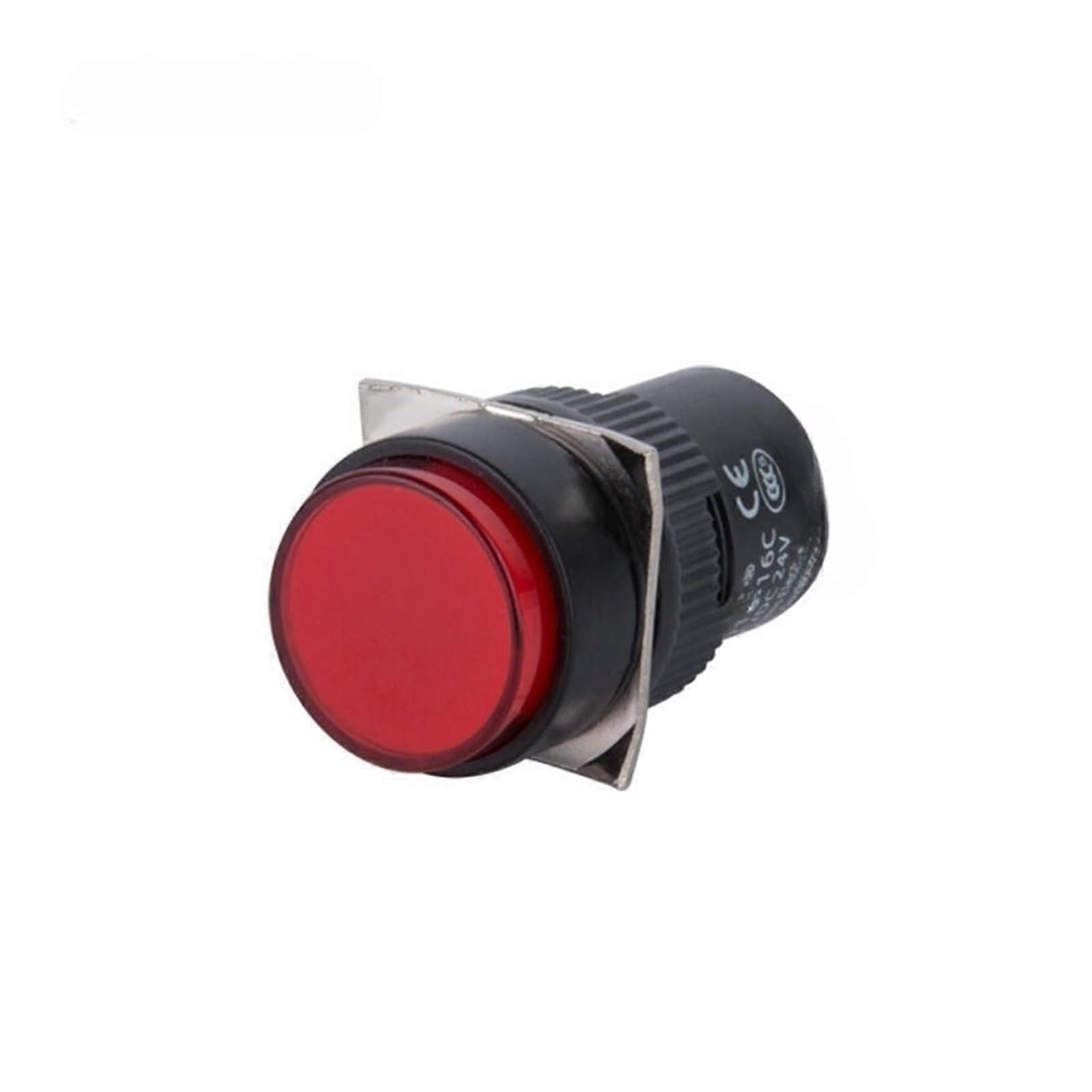 AD1616C LED Panel Indicator Light 16mm for Control Panel, Bright Visual and Energy Saving
