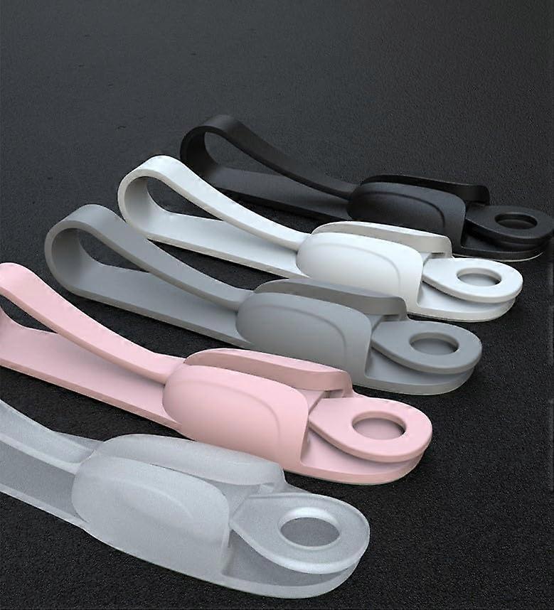 Cable Organizer for Desk with Adjustable Bundling and Tangle Prevention, Black