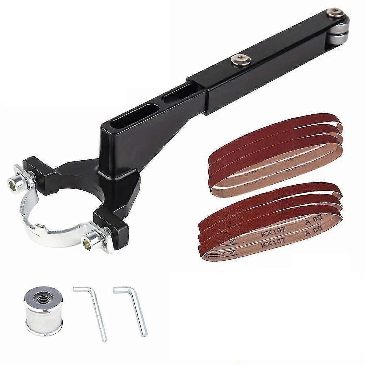 Mini Sander Polishing Machine Grinder,Angle Grinder Modified Belt Sander Accessories Suitable for 12