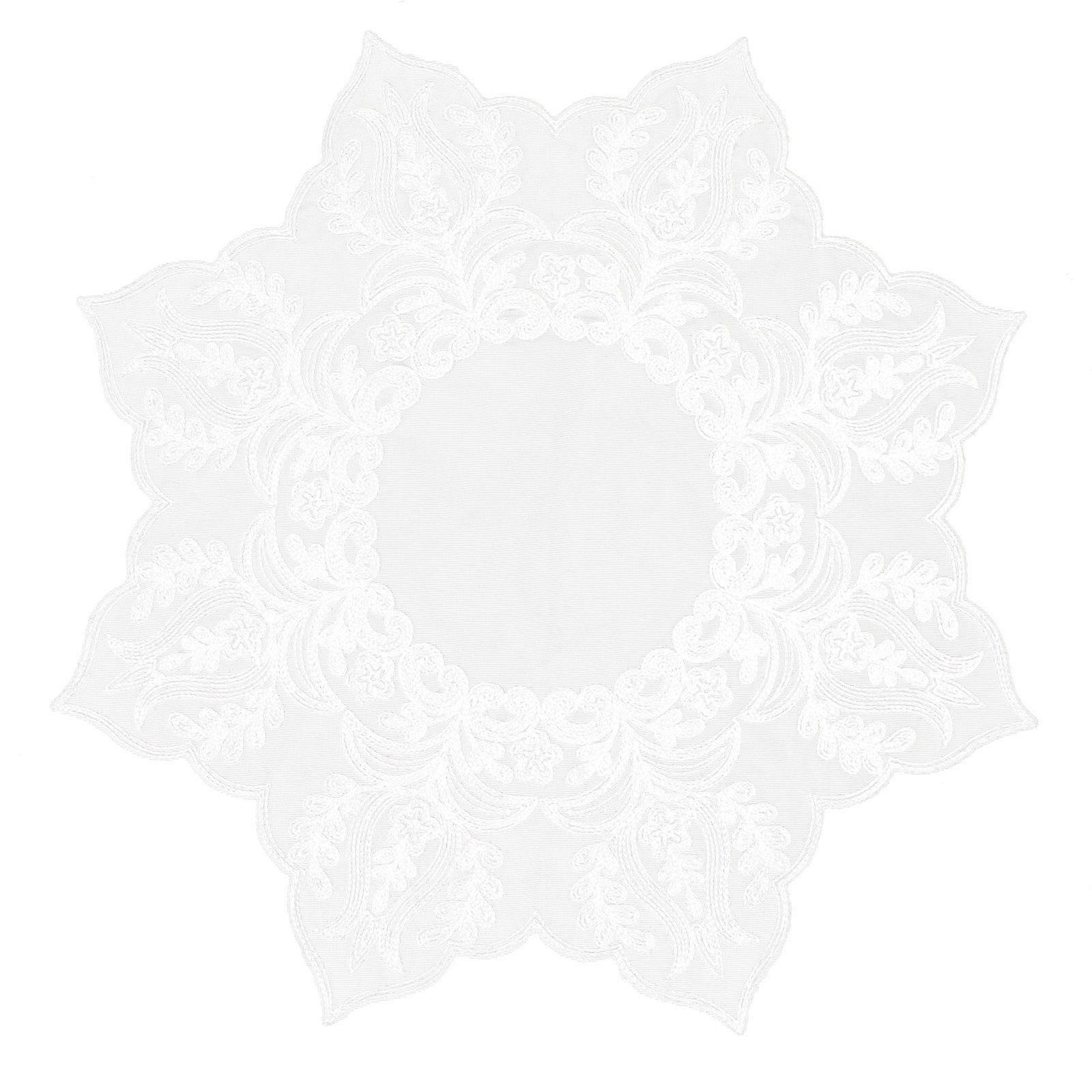 Deckchen, Spitzentuch als staubdichte Abdeckung, elegante Verwendung