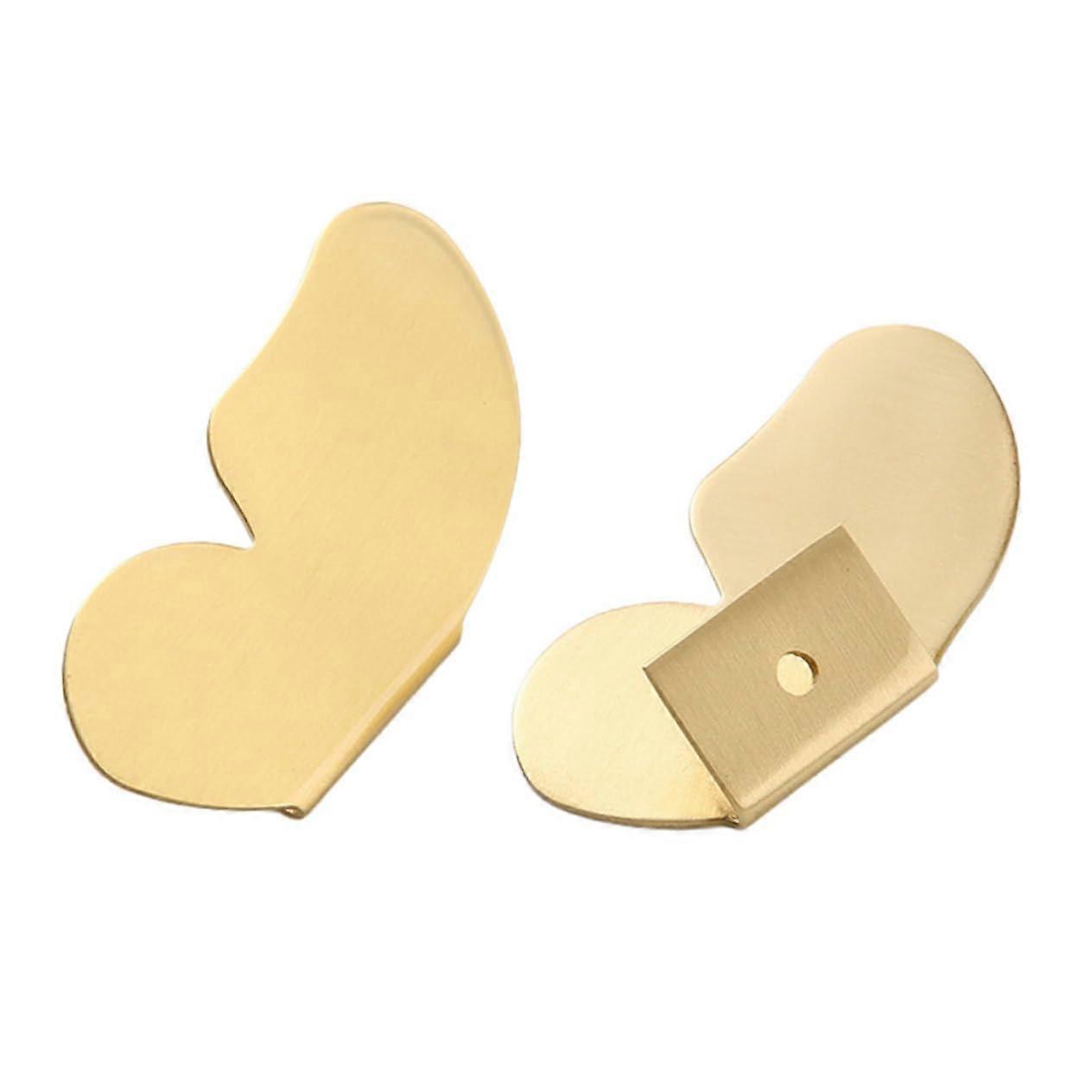 Brass Cabinet Drawer Knobs Decorative Handles Small Metal Pulls Ergonomic Grip 1 Pair