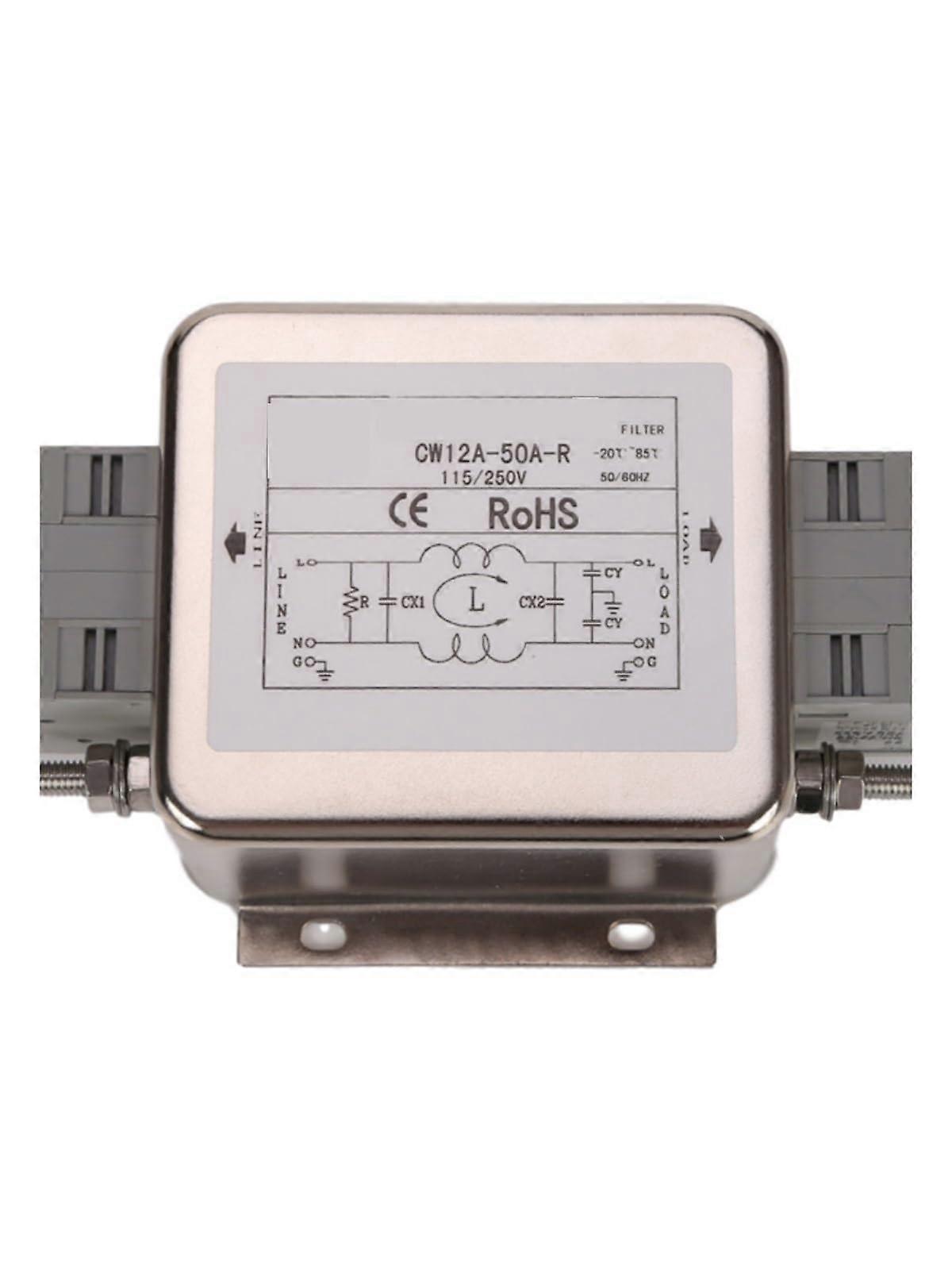 EMI Filter CW12A60AR 220V 60A Single Phase Power Line Filter with  Current Noise Suppression