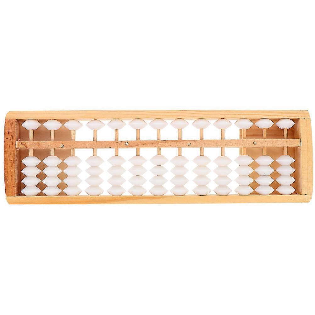 Wood Abacus Educational Arithmetic Abacus for Calculating 3Pcs Set