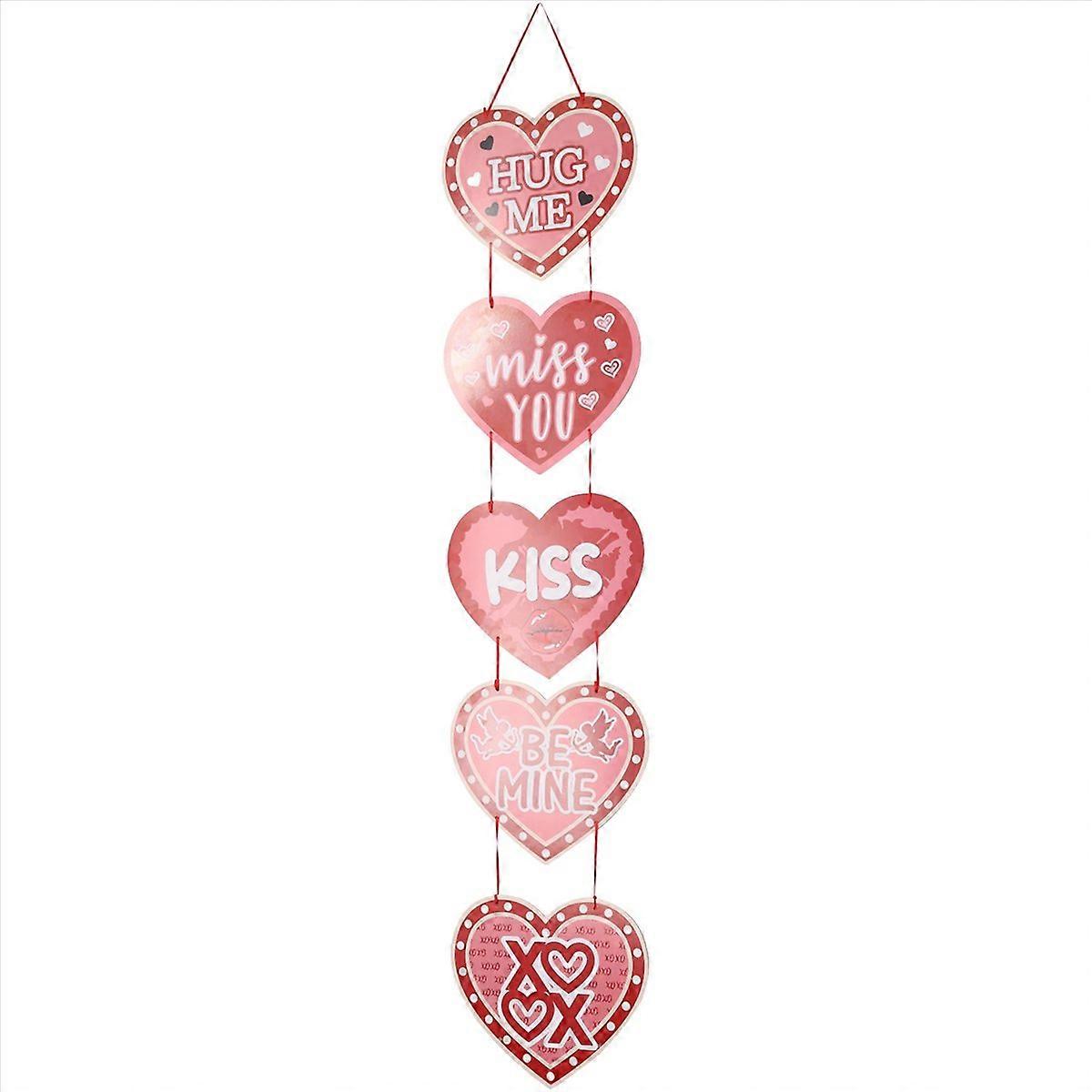 Valentine'S Day Theme Heart Door Hangers